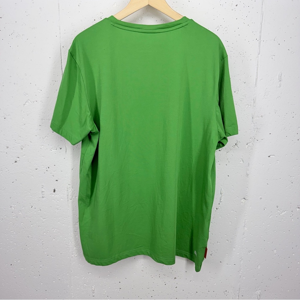 Roland Garros x Lacoste Size XXL Green Ultra Dry Crew Neck T- Shirt French Open - Picture 4 of 11